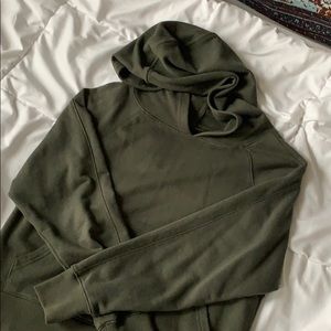 FOREVER 21 dark GREEN HOODIE